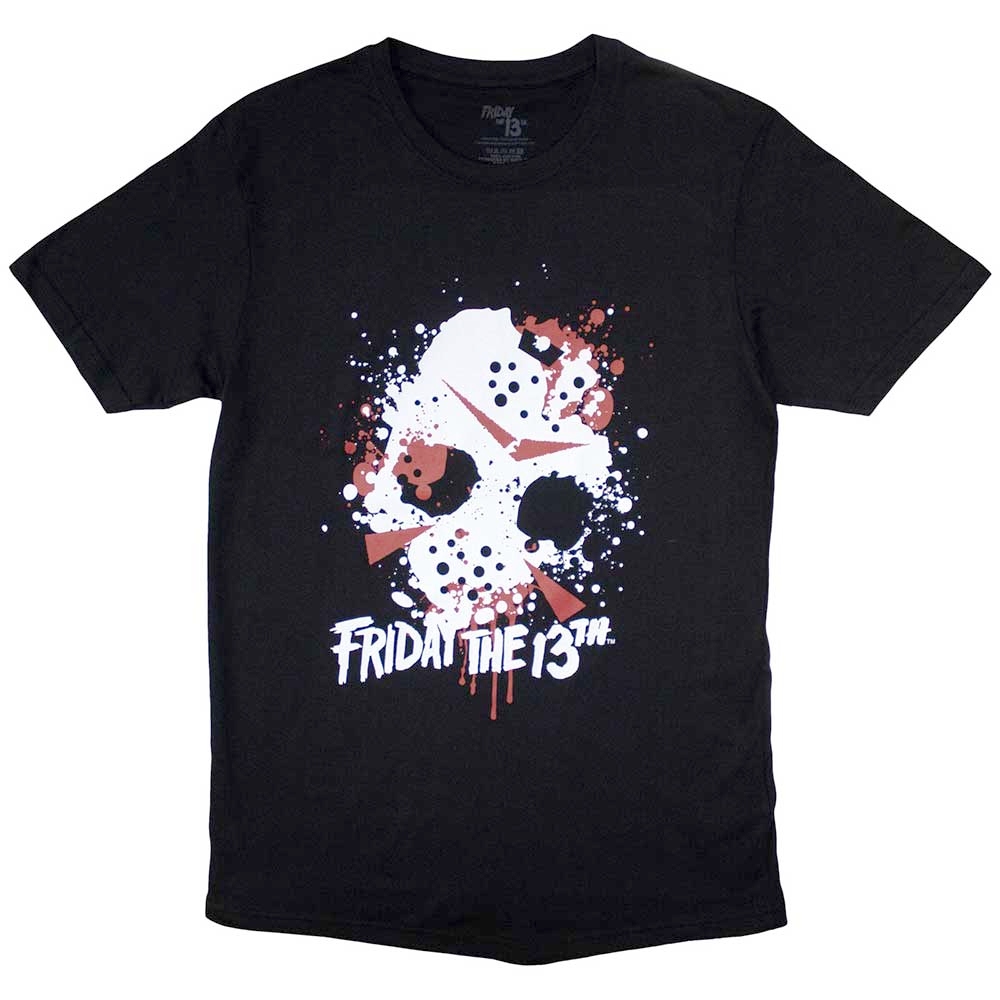 Friday The 13th - Jason Blood Splat Tshirt Homme - Noir